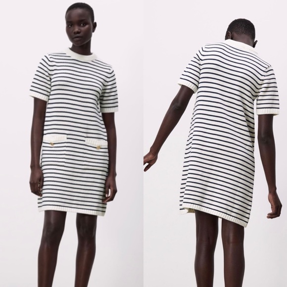 Zara | Dresses | Zara Short Sleeve 